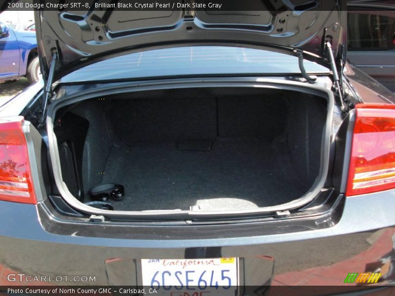 Brilliant Black Crystal Pearl / Dark Slate Gray 2008 Dodge Charger SRT-8