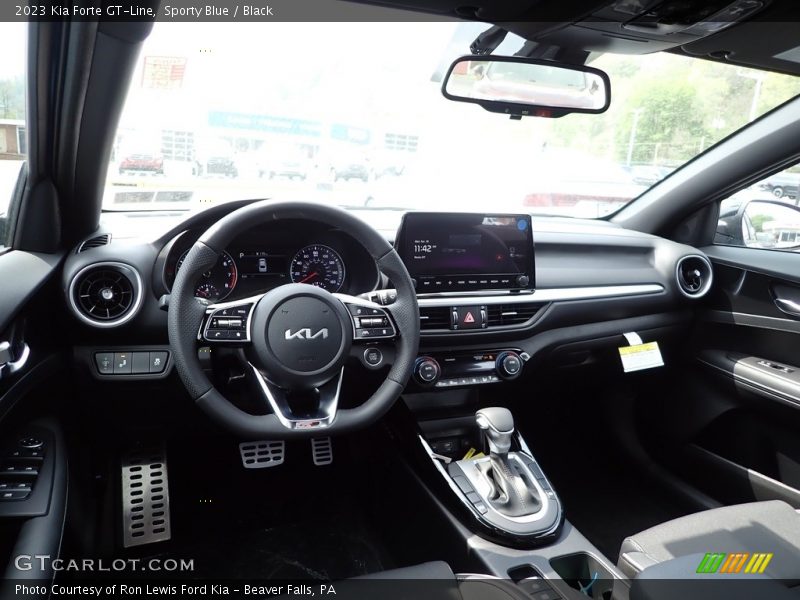 Sporty Blue / Black 2023 Kia Forte GT-Line