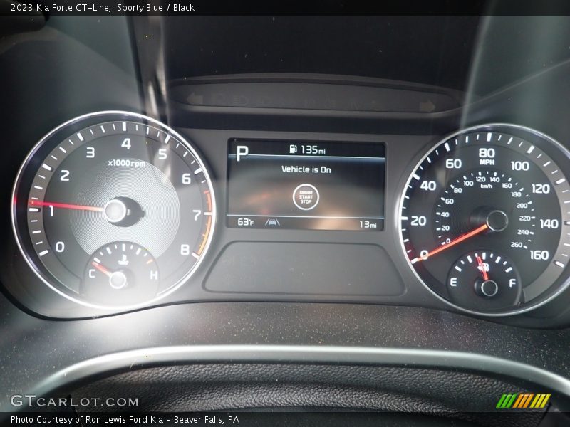 Sporty Blue / Black 2023 Kia Forte GT-Line