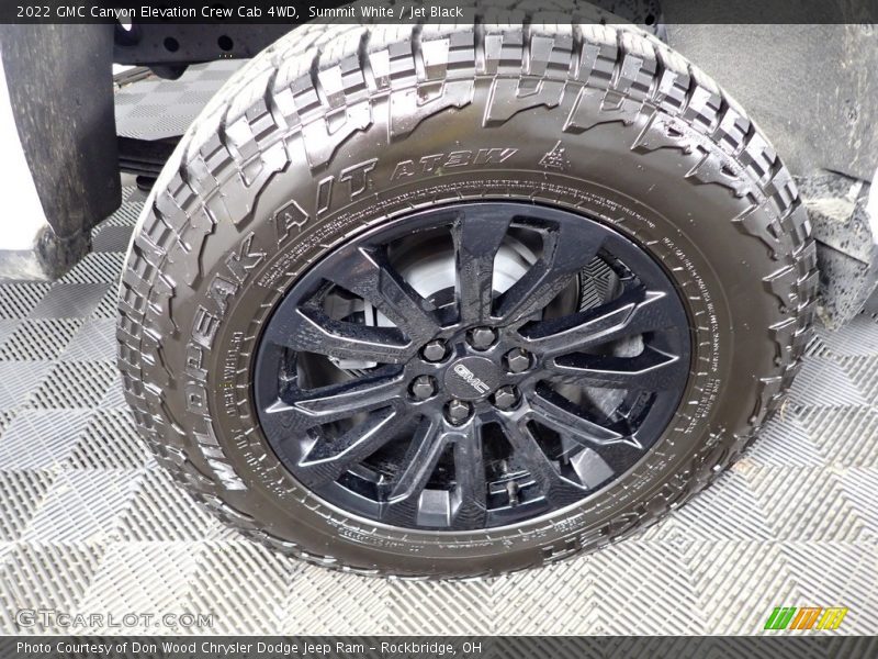 Summit White / Jet Black 2022 GMC Canyon Elevation Crew Cab 4WD