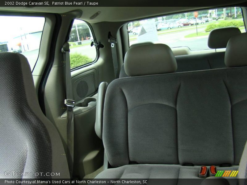 Patriot Blue Pearl / Taupe 2002 Dodge Caravan SE
