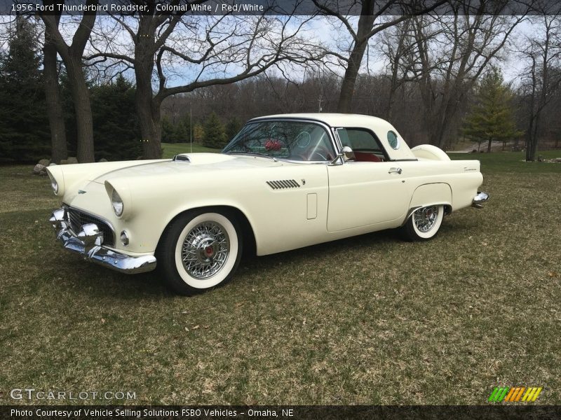 Front 3/4 View of 1956 Thunderbird Roadster