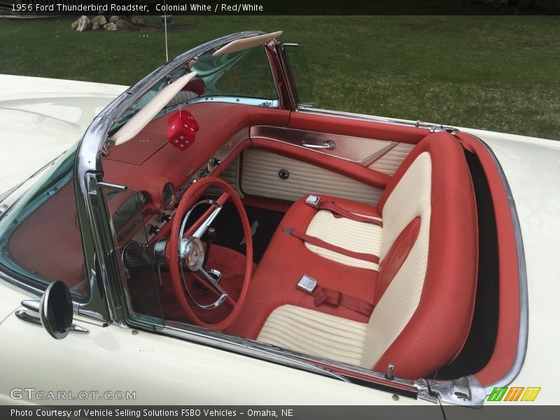 1956 Thunderbird Roadster Red/White Interior