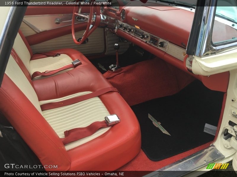 Front Seat of 1956 Thunderbird Roadster