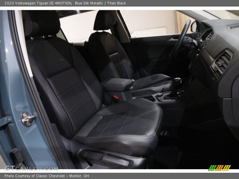 Blue Silk Metallic / Titan Black 2020 Volkswagen Tiguan SE 4MOTION