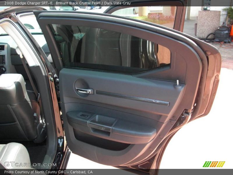Brilliant Black Crystal Pearl / Dark Slate Gray 2008 Dodge Charger SRT-8