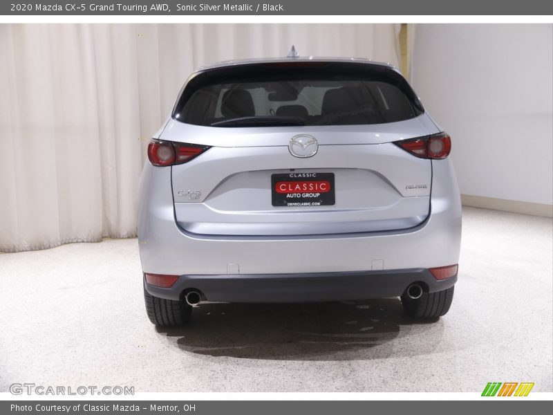 Sonic Silver Metallic / Black 2020 Mazda CX-5 Grand Touring AWD