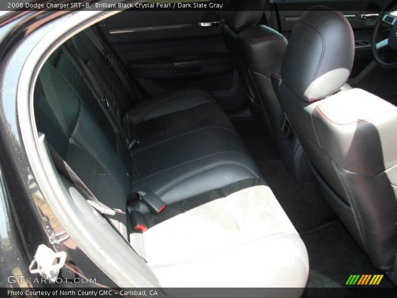 Brilliant Black Crystal Pearl / Dark Slate Gray 2008 Dodge Charger SRT-8