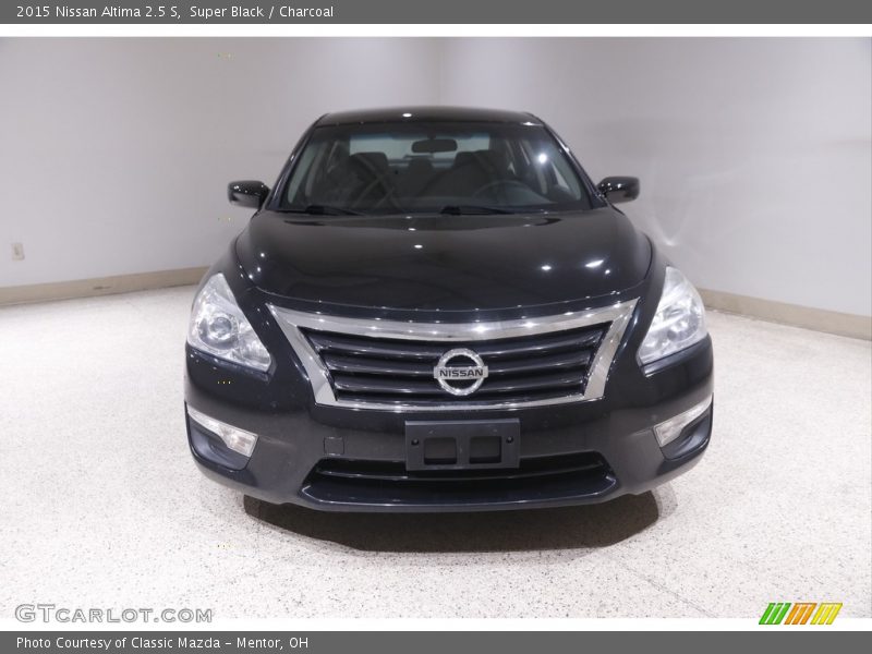 Super Black / Charcoal 2015 Nissan Altima 2.5 S