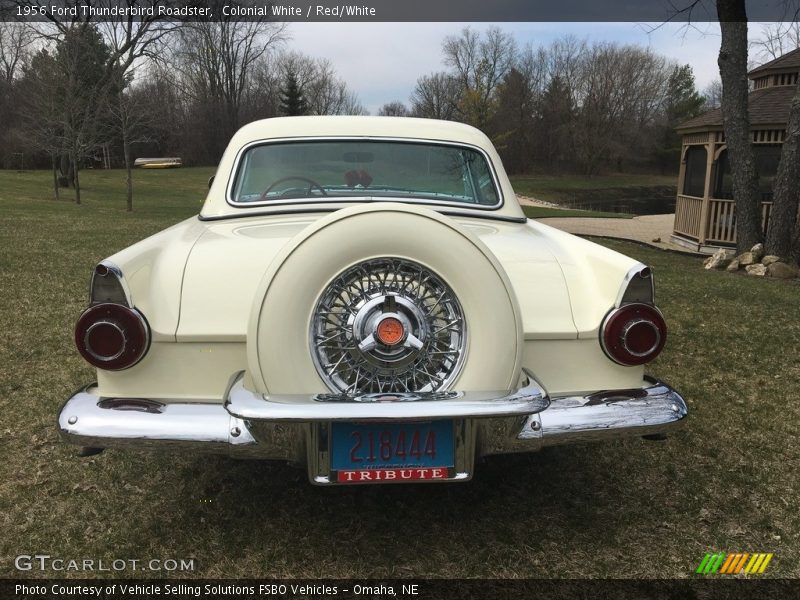 Colonial White / Red/White 1956 Ford Thunderbird Roadster