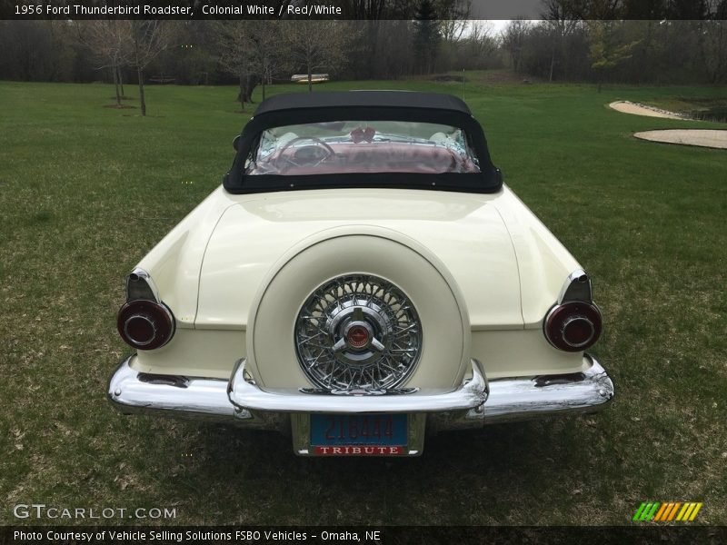 Colonial White / Red/White 1956 Ford Thunderbird Roadster