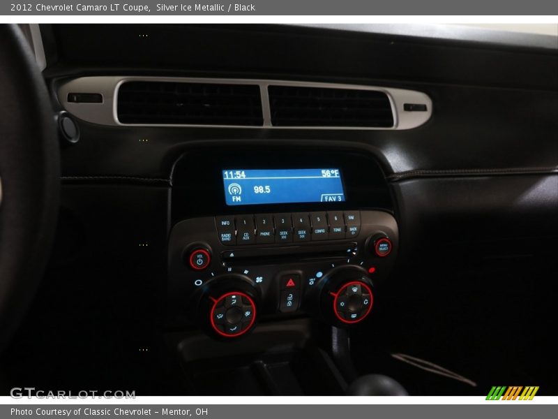 Silver Ice Metallic / Black 2012 Chevrolet Camaro LT Coupe