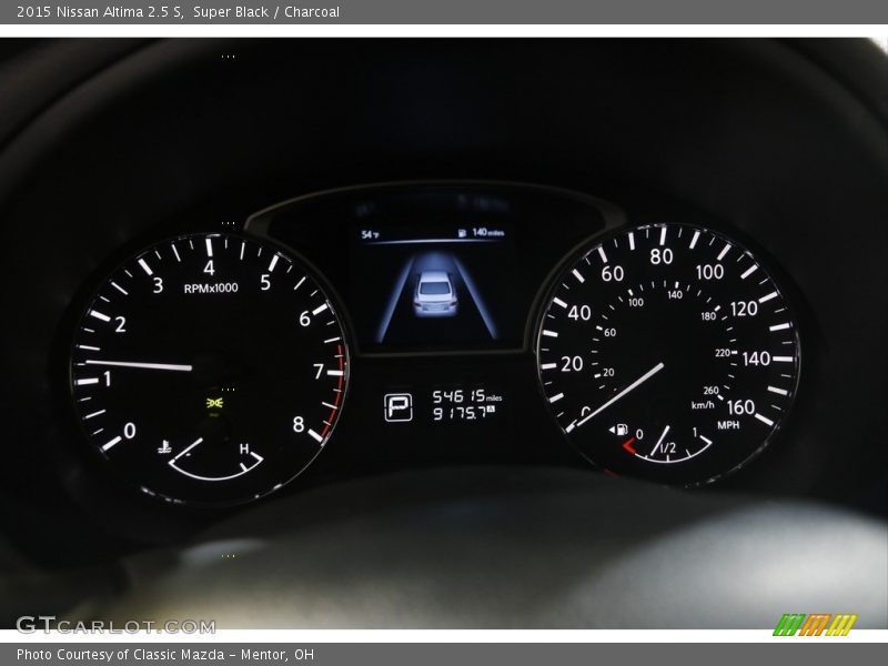 Super Black / Charcoal 2015 Nissan Altima 2.5 S