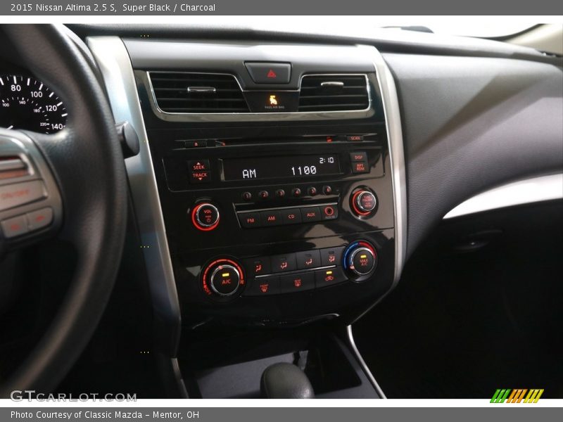 Super Black / Charcoal 2015 Nissan Altima 2.5 S
