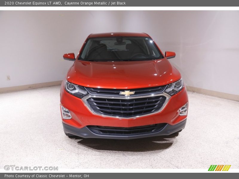 Cayenne Orange Metallic / Jet Black 2020 Chevrolet Equinox LT AWD