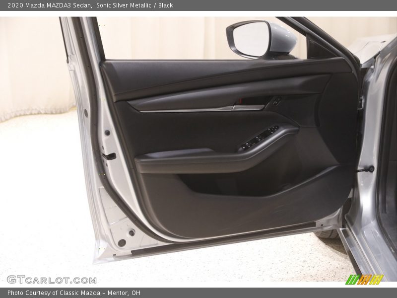 Sonic Silver Metallic / Black 2020 Mazda MAZDA3 Sedan