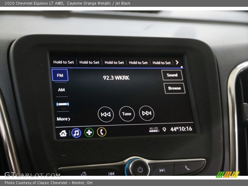 Cayenne Orange Metallic / Jet Black 2020 Chevrolet Equinox LT AWD