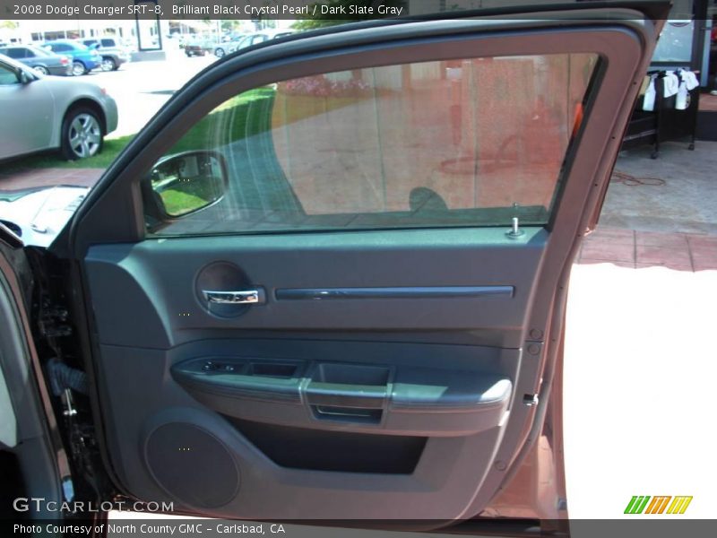 Brilliant Black Crystal Pearl / Dark Slate Gray 2008 Dodge Charger SRT-8