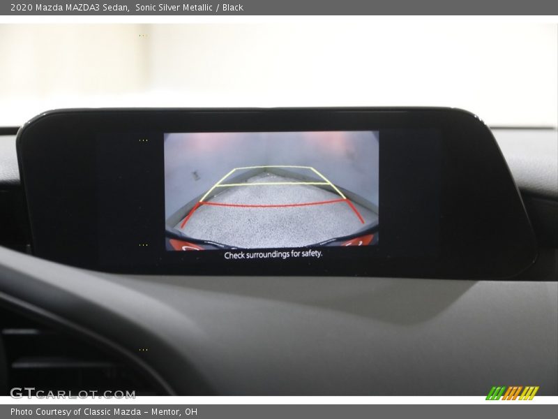 Sonic Silver Metallic / Black 2020 Mazda MAZDA3 Sedan