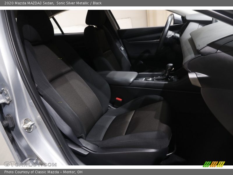 Sonic Silver Metallic / Black 2020 Mazda MAZDA3 Sedan