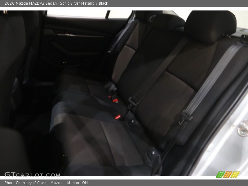 Sonic Silver Metallic / Black 2020 Mazda MAZDA3 Sedan