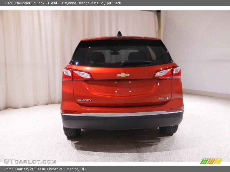 Cayenne Orange Metallic / Jet Black 2020 Chevrolet Equinox LT AWD