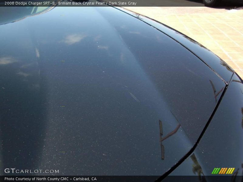 Brilliant Black Crystal Pearl / Dark Slate Gray 2008 Dodge Charger SRT-8