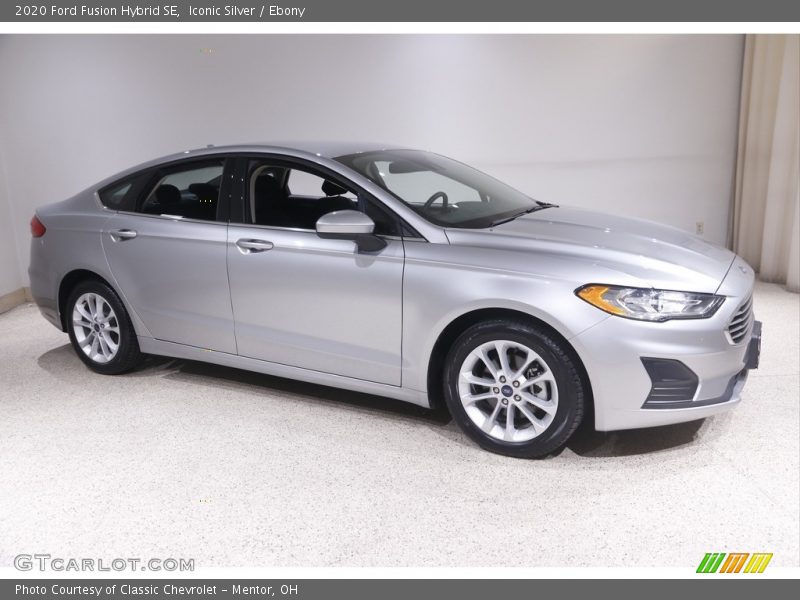 Iconic Silver / Ebony 2020 Ford Fusion Hybrid SE