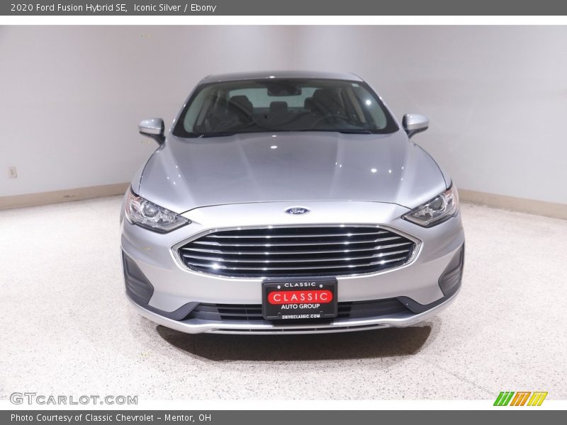 Iconic Silver / Ebony 2020 Ford Fusion Hybrid SE