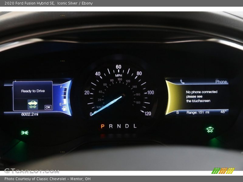 Iconic Silver / Ebony 2020 Ford Fusion Hybrid SE