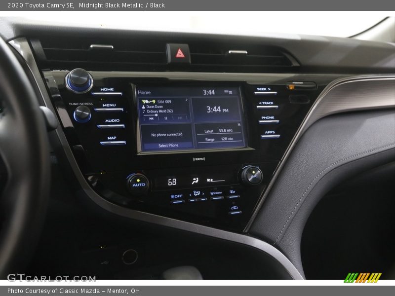Midnight Black Metallic / Black 2020 Toyota Camry SE