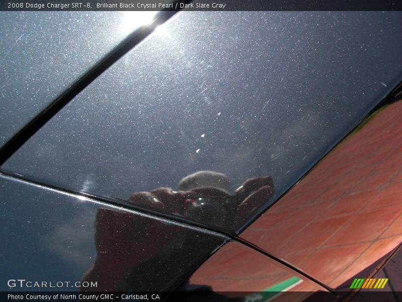 Brilliant Black Crystal Pearl / Dark Slate Gray 2008 Dodge Charger SRT-8