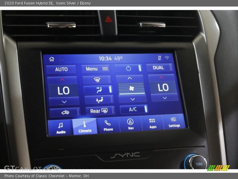 Iconic Silver / Ebony 2020 Ford Fusion Hybrid SE