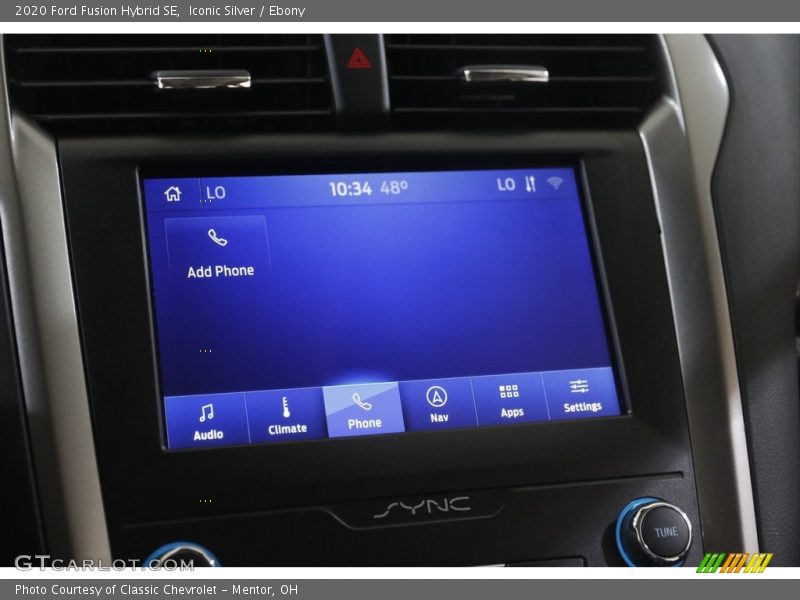 Iconic Silver / Ebony 2020 Ford Fusion Hybrid SE