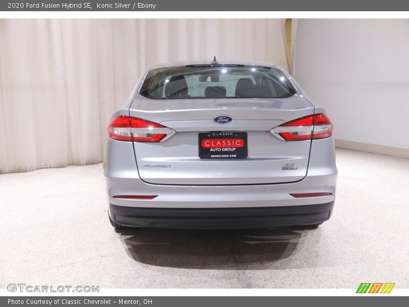 Iconic Silver / Ebony 2020 Ford Fusion Hybrid SE