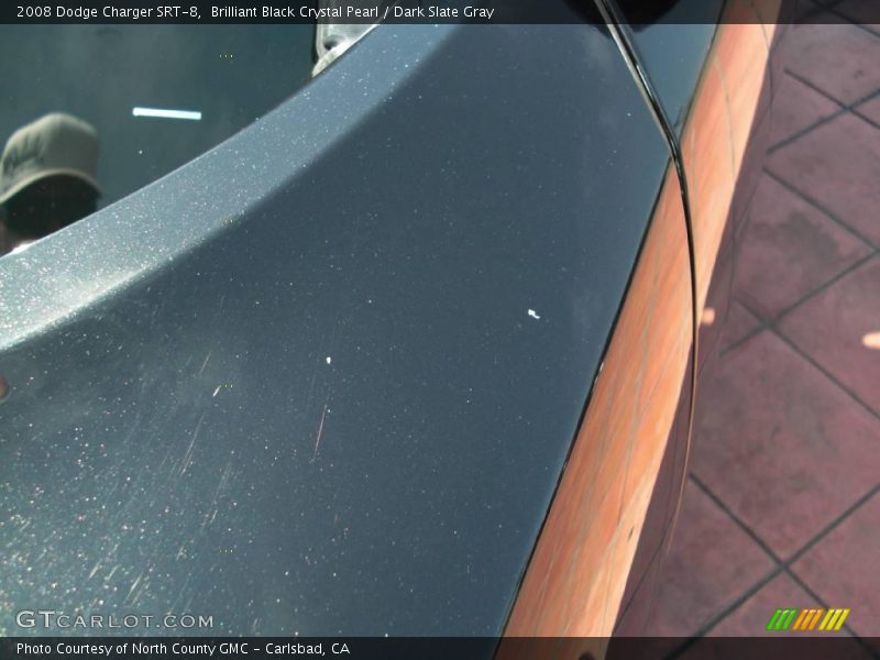 Brilliant Black Crystal Pearl / Dark Slate Gray 2008 Dodge Charger SRT-8