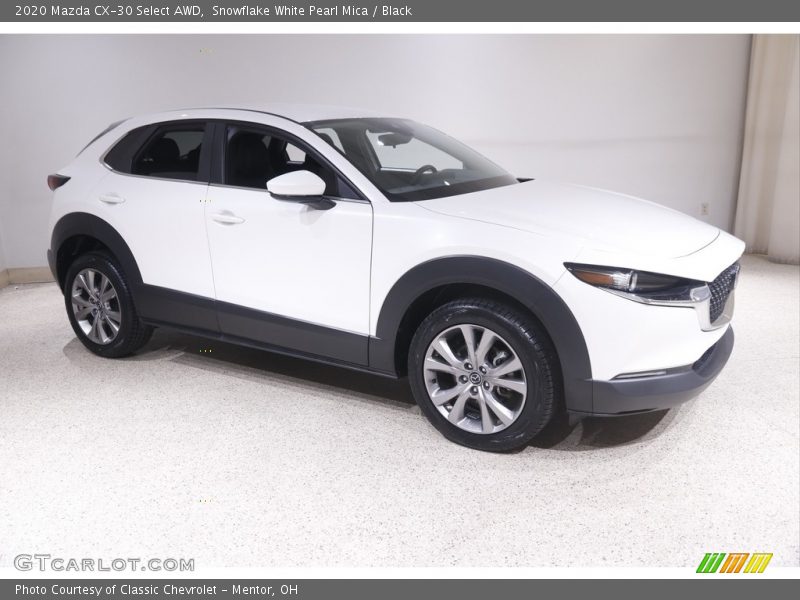 Snowflake White Pearl Mica / Black 2020 Mazda CX-30 Select AWD
