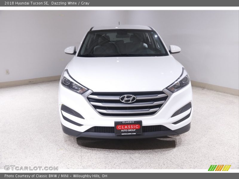 Dazzling White / Gray 2018 Hyundai Tucson SE