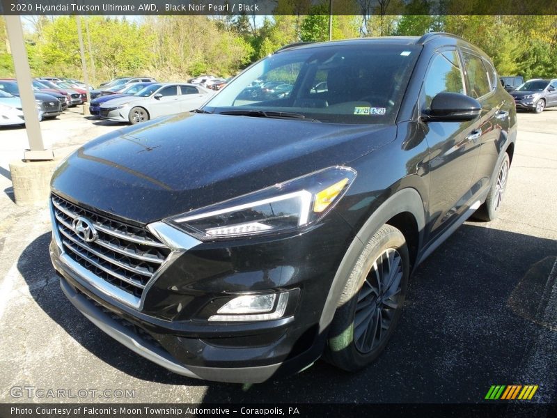 Black Noir Pearl / Black 2020 Hyundai Tucson Ultimate AWD