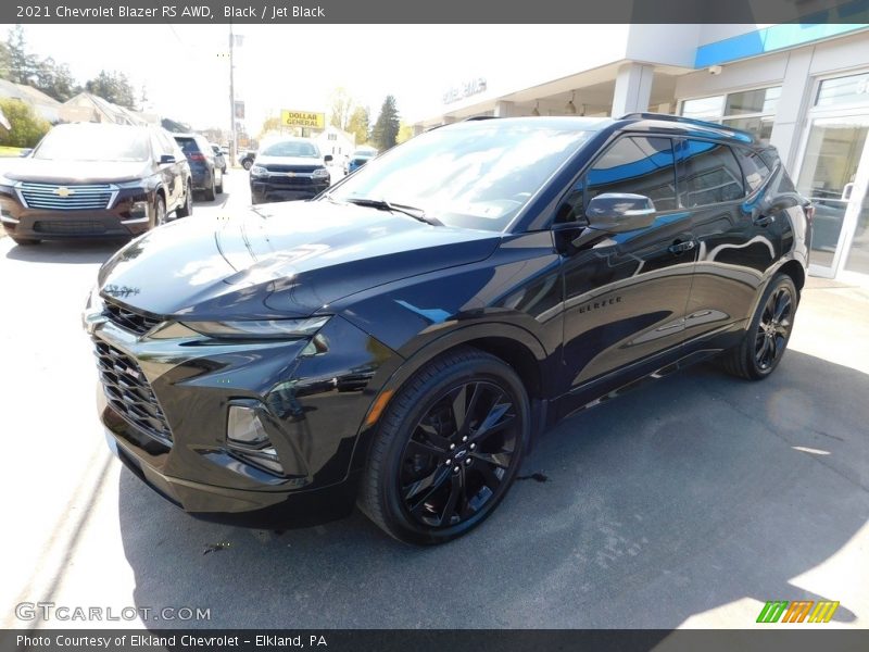 Black / Jet Black 2021 Chevrolet Blazer RS AWD