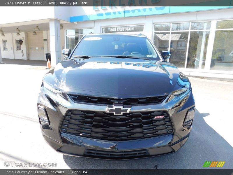 Black / Jet Black 2021 Chevrolet Blazer RS AWD