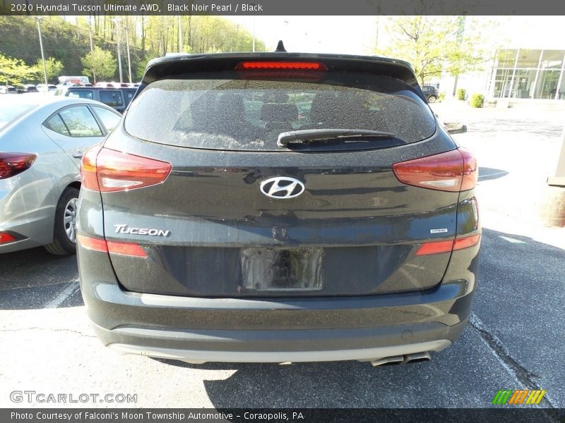 Black Noir Pearl / Black 2020 Hyundai Tucson Ultimate AWD