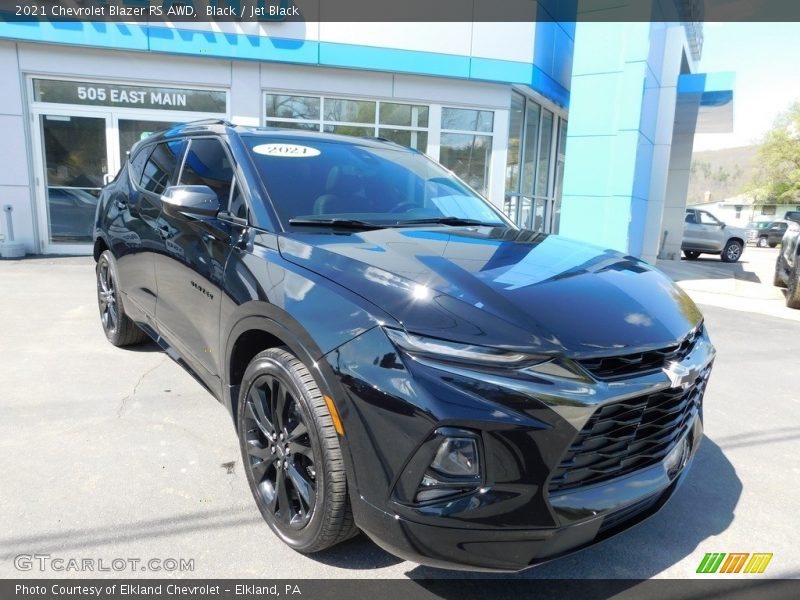 Black / Jet Black 2021 Chevrolet Blazer RS AWD