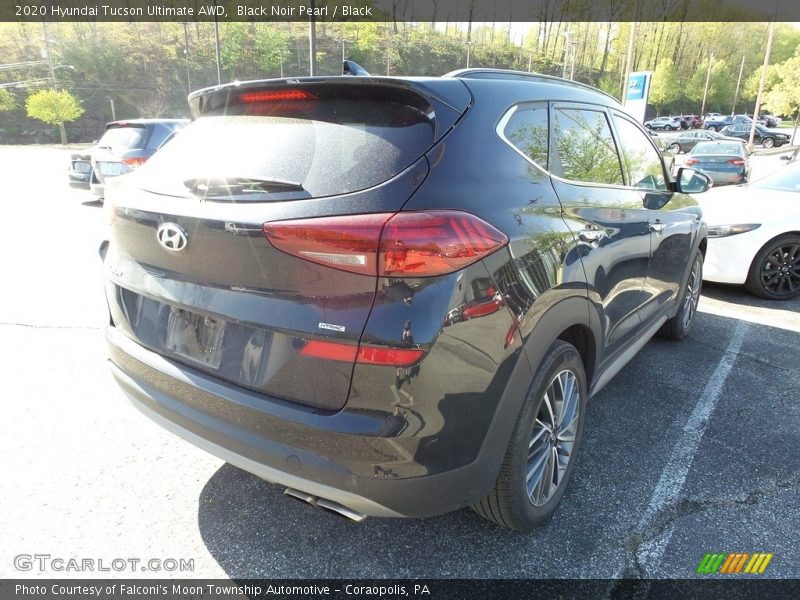 Black Noir Pearl / Black 2020 Hyundai Tucson Ultimate AWD