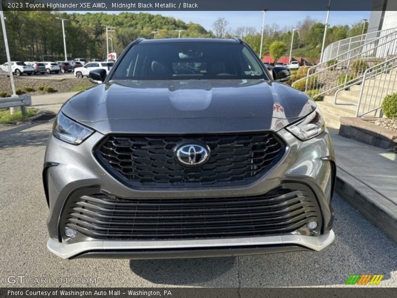 Midnight Black Metallic / Black 2023 Toyota Highlander XSE AWD