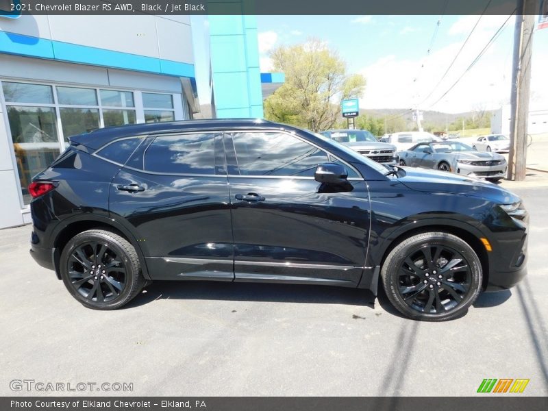 Black / Jet Black 2021 Chevrolet Blazer RS AWD