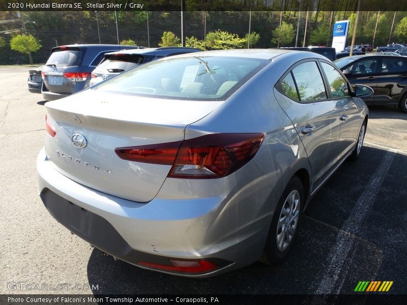 Stellar Silver / Gray 2020 Hyundai Elantra SE