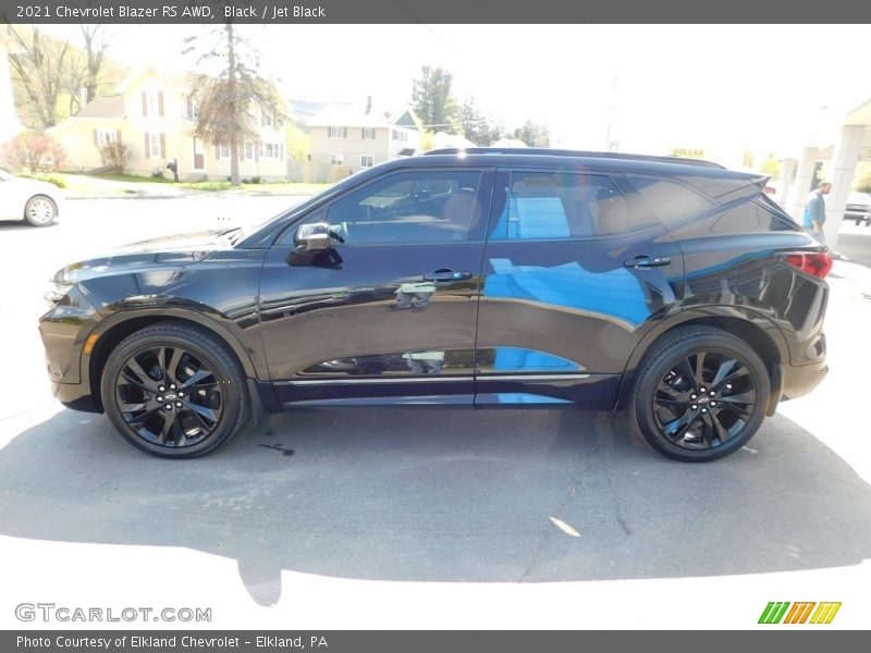 Black / Jet Black 2021 Chevrolet Blazer RS AWD