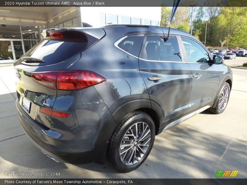 Aqua Blue / Black 2020 Hyundai Tucson Ultimate AWD