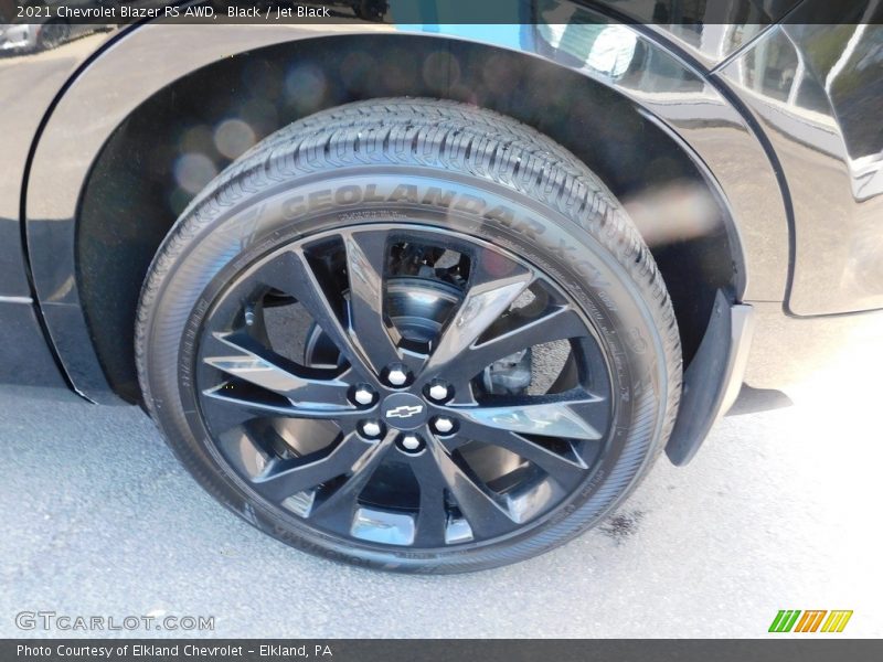 Black / Jet Black 2021 Chevrolet Blazer RS AWD